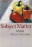cover link to Subject Matter book page
